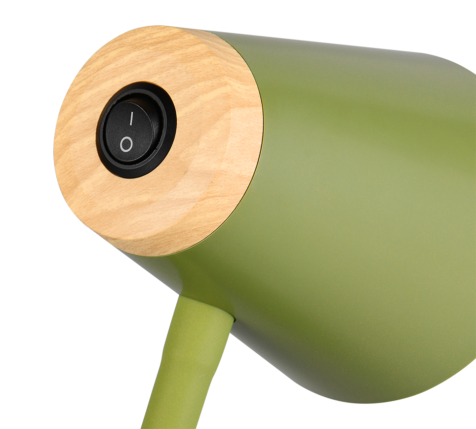 PONGO | Clamping lamp | Green | Plastic