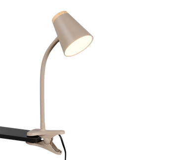 PONGO | Clamping lamp | Warm beige | Plastic