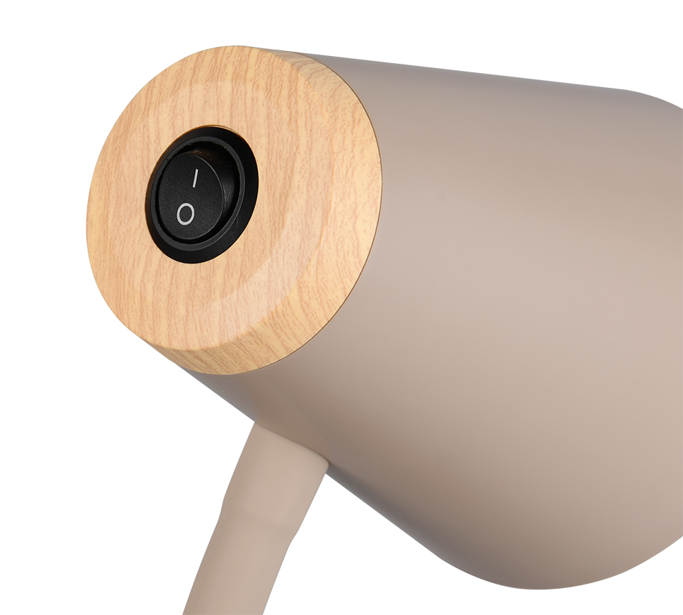 PONGO | Clamping lamp | Warm beige | Plastic