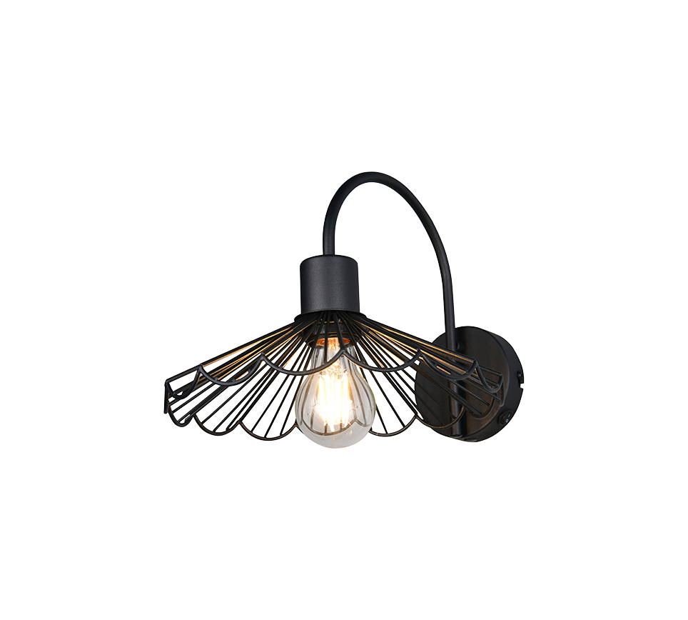 MARGARITA | Wall lamp | Black mat | Metal