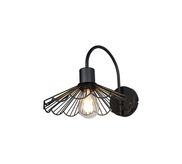 MARGARITA | Wall lamp | Black mat | Metal