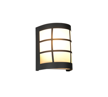 SINTRA | Wall lamp | Black mat | Stainless steel