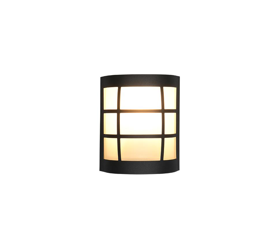 SINTRA | Wall lamp | Black mat | Stainless steel