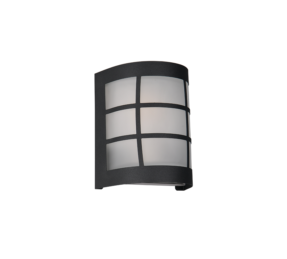 SINTRA | Wall lamp | Black mat | Stainless steel