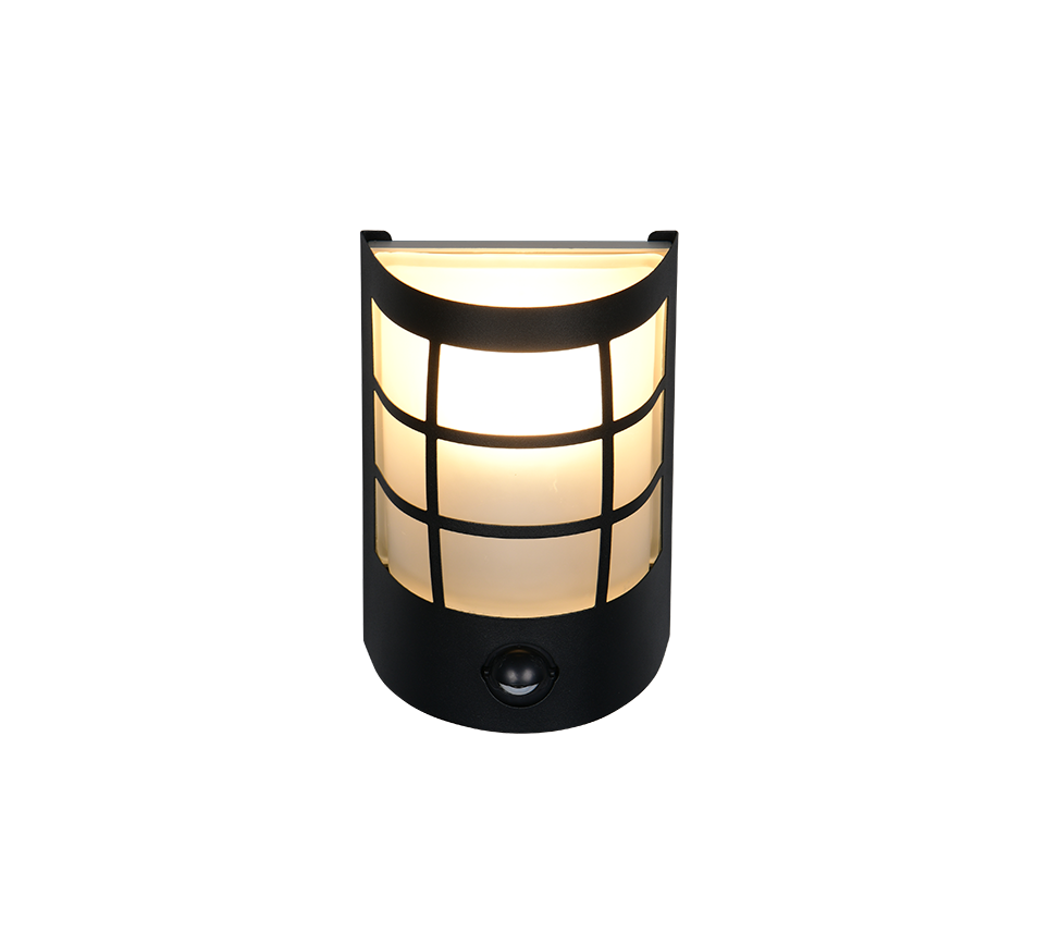 SINTRA | Wall lamp | Black mat | Stainless steel