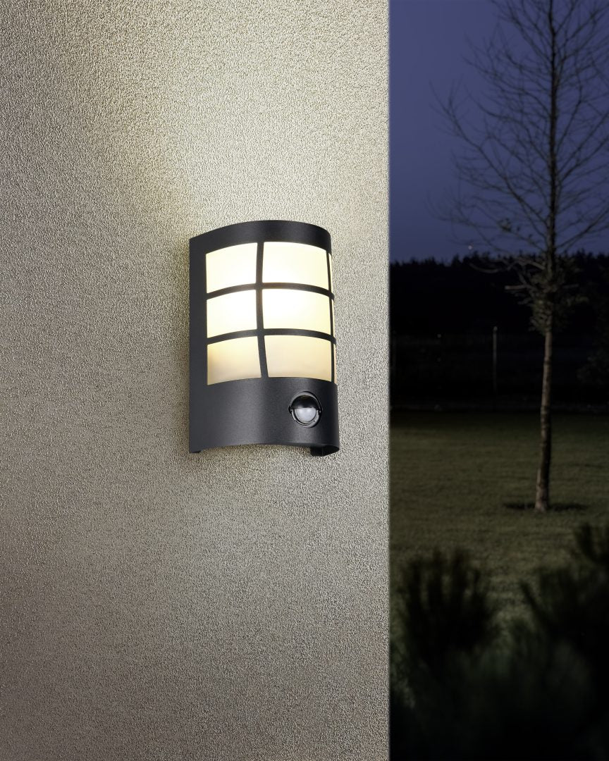 SINTRA | Wall lamp | Black mat | Stainless steel