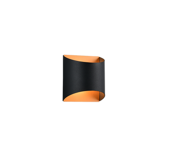 SAMDEL | Wall lamp | Schwarz-Gold | Metal