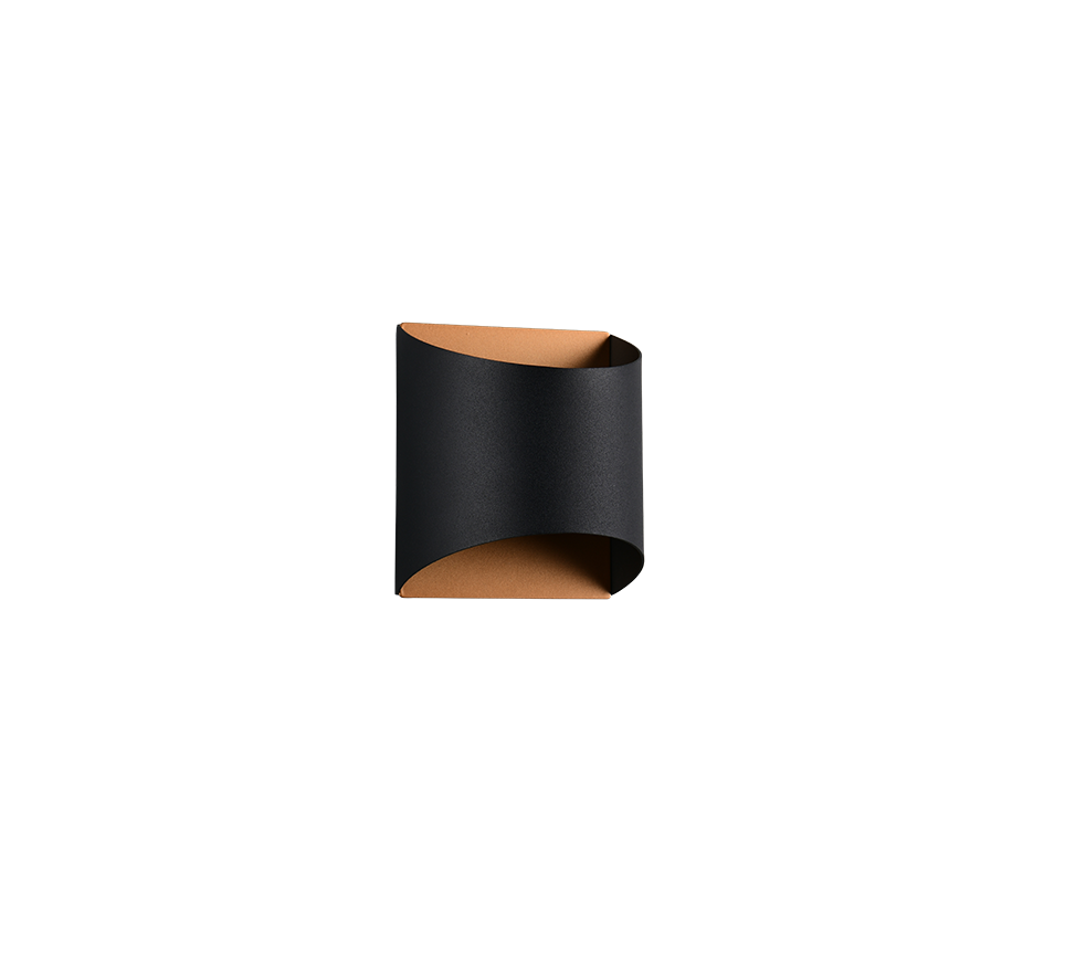 SAMDEL | Wall lamp | Schwarz-Gold | Metal