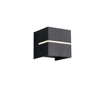 LOGRONO | Wall lamp | Black mat | Plastic