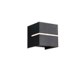 LOGRONO | Wall lamp | Black mat | Plastic