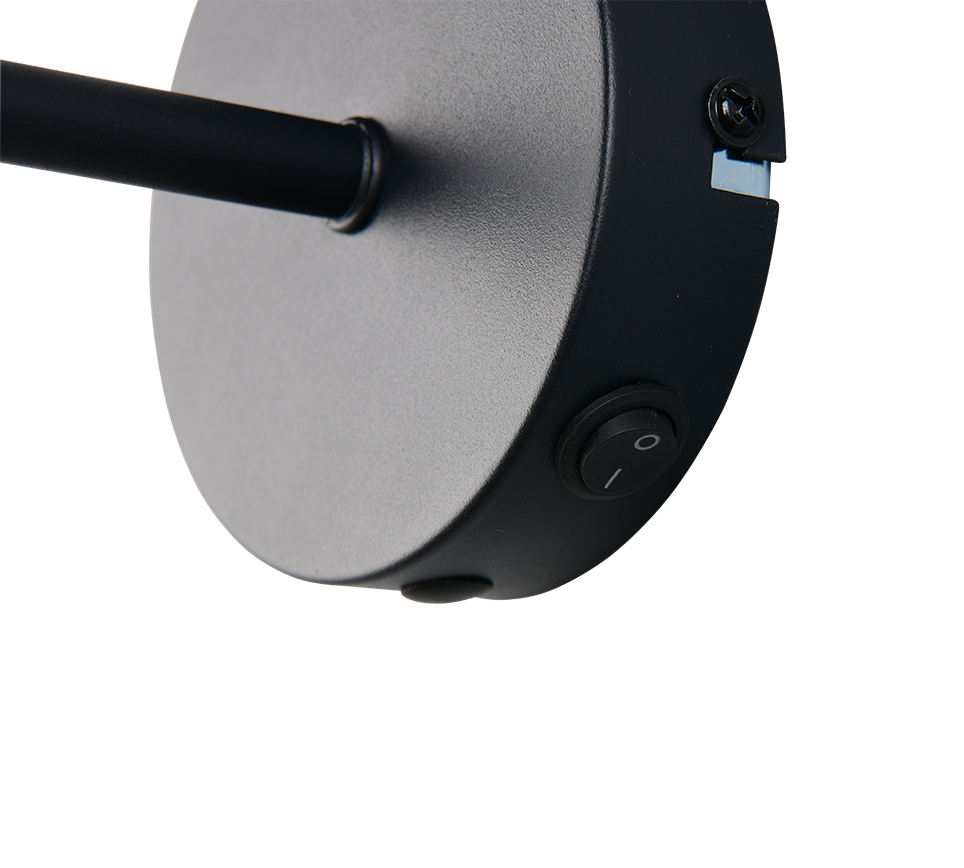 CALVI | Wall lamp | Black mat | Metal