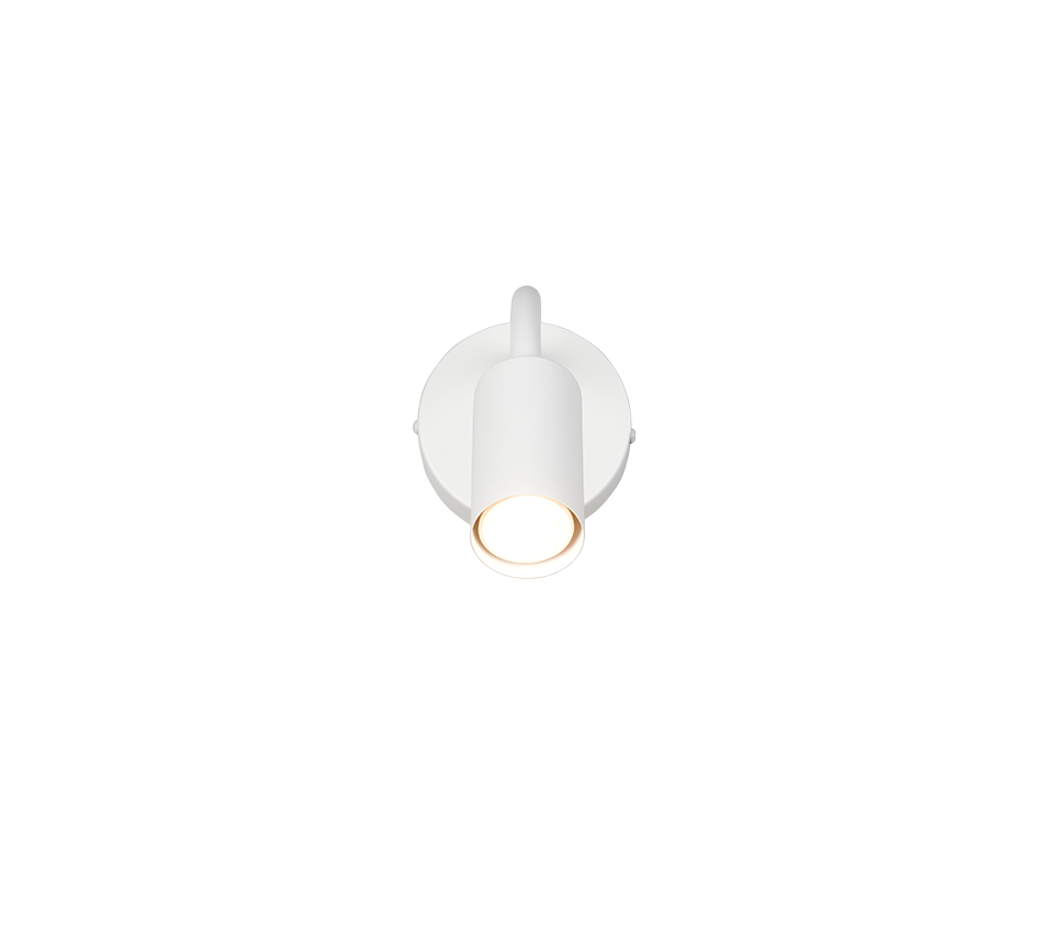 TARYN | Wall lamp | White mat | Metal