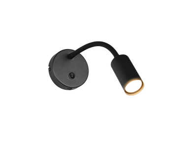 TARYN | Wall lamp | Black mat | Metal