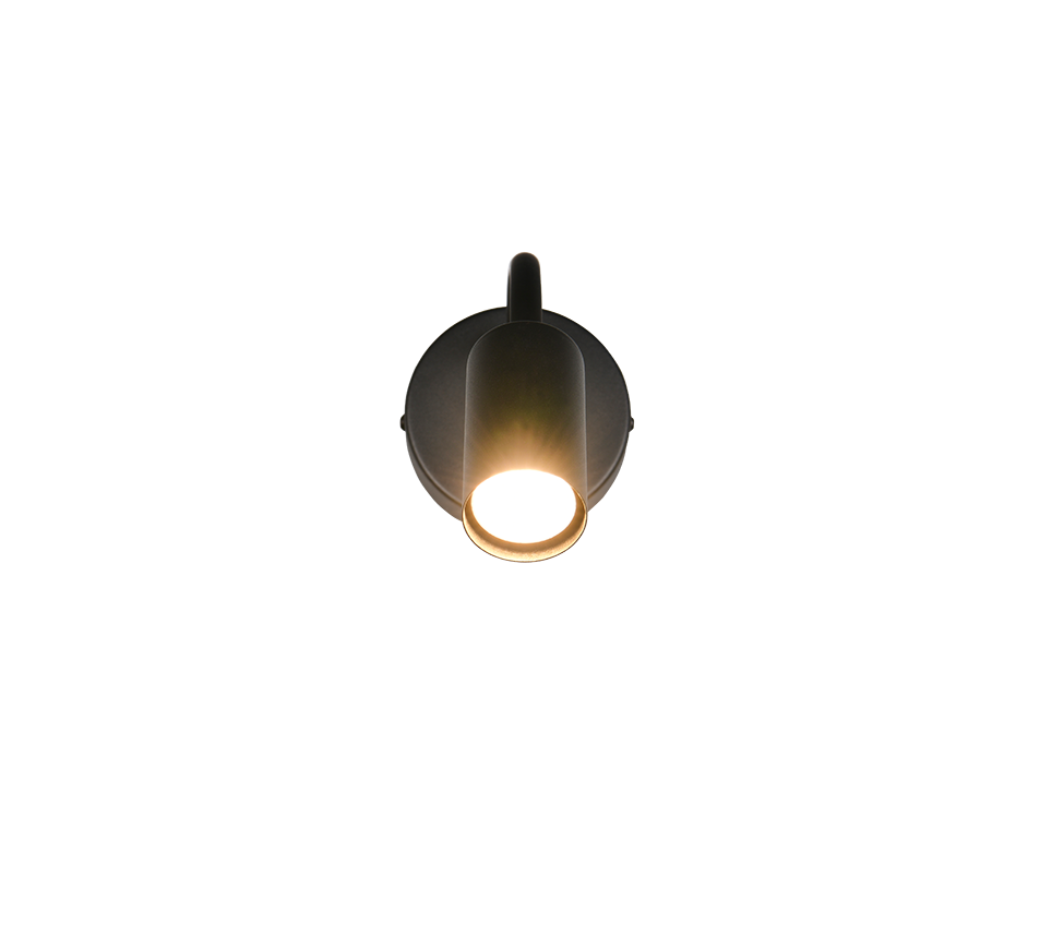 TARYN | Wall lamp | Black mat | Metal