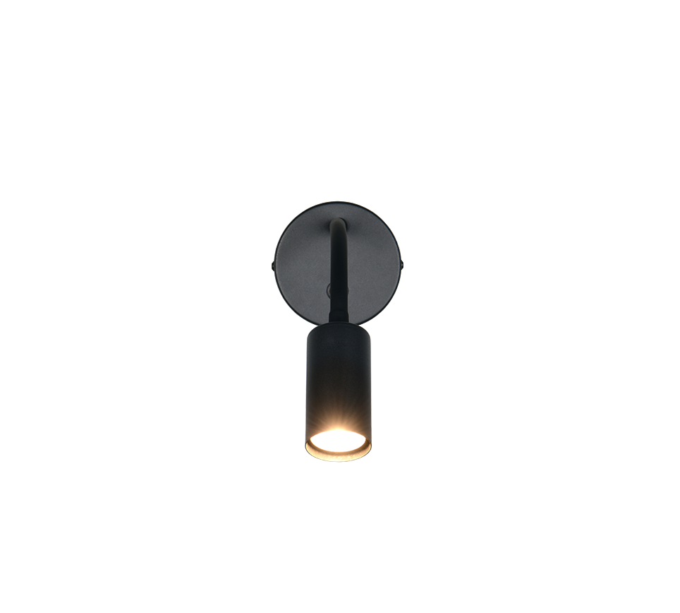 TARYN | Wall lamp | Black mat | Metal