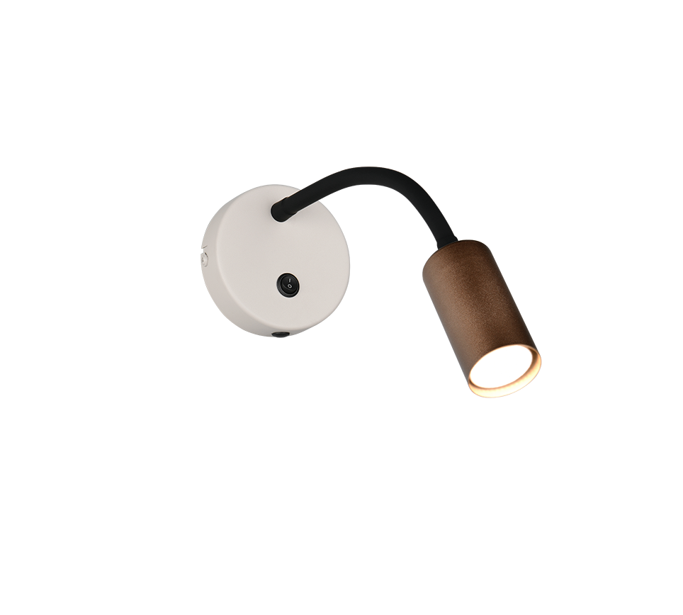 TARYN | Wall lamp | Coffee | Metal