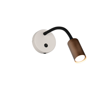 TARYN | Wall lamp | Coffee | Metal