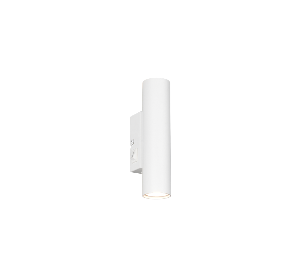 TARYN | Wall lamp | White mat | Metal