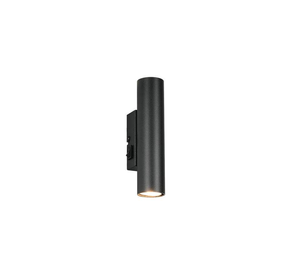 TARYN | Wall lamp | Black mat | Metal