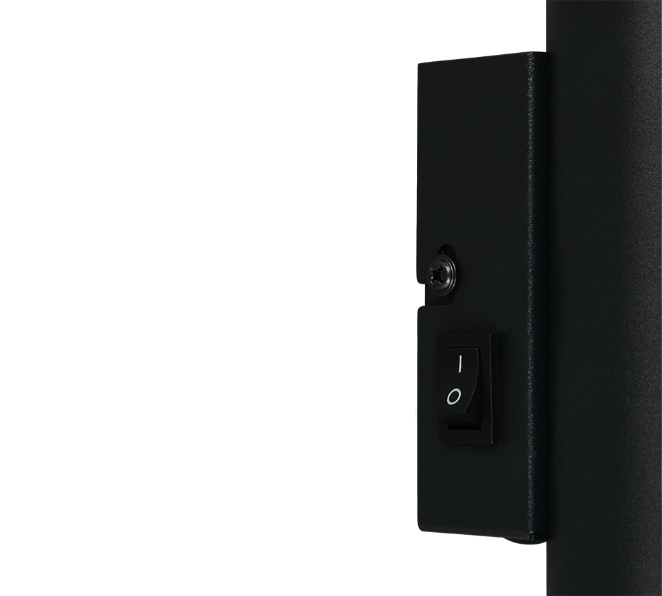 TARYN | Wall lamp | Black mat | Metal