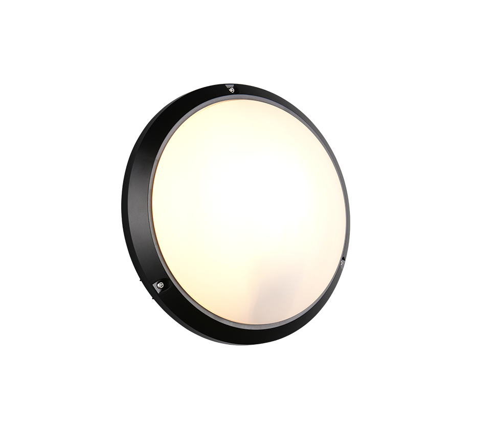 AMBATO | Wall lamp | Black mat | Plastic