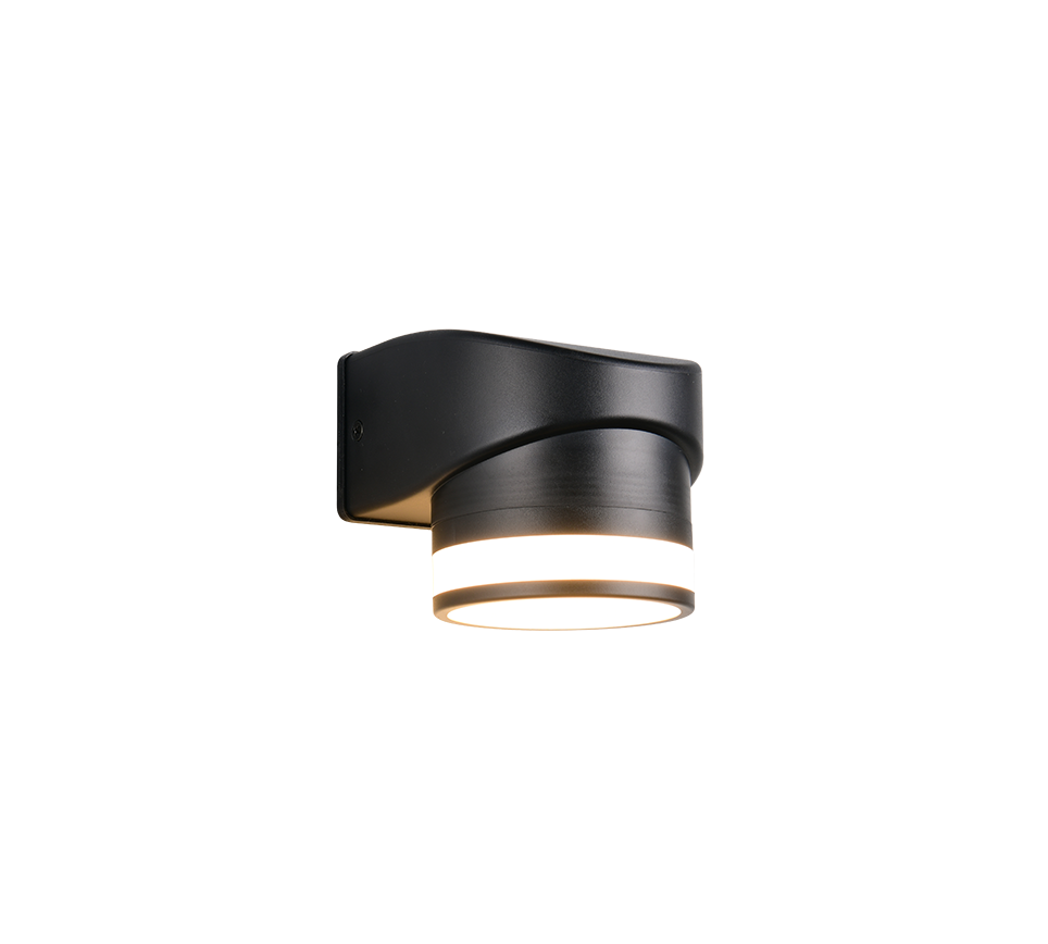 CUSCO | Wall lamp | Black mat | Plastic