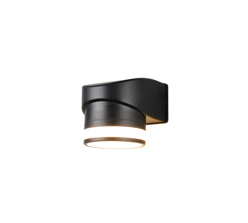 CUSCO | Wall lamp | Black mat | Plastic