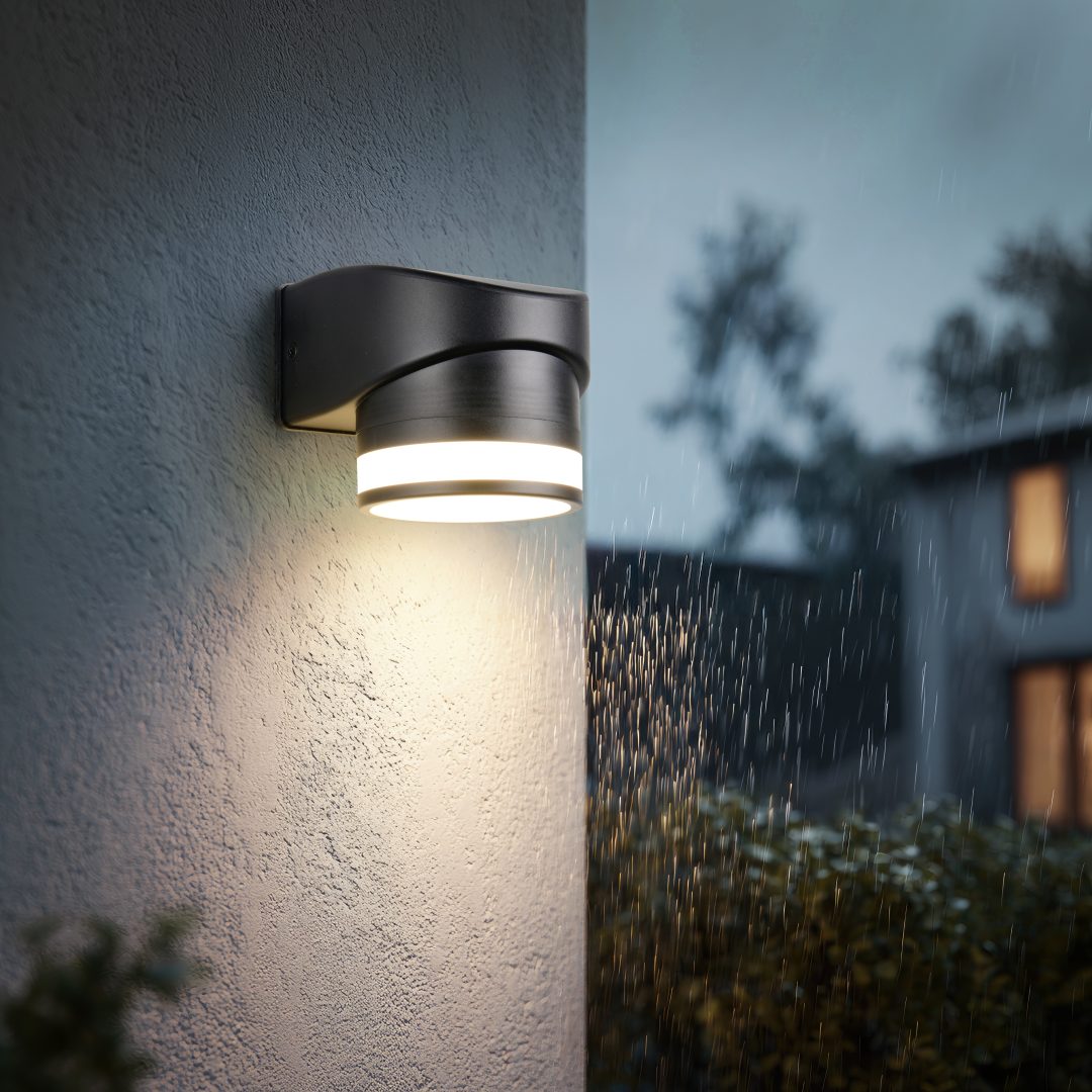 CUSCO | Wall lamp | Black mat | Plastic