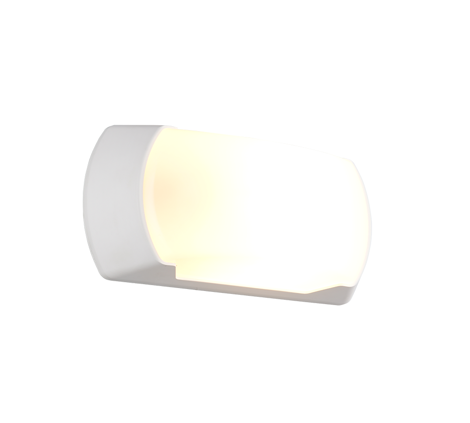 CUMANA | Wall lamp | White | Plastic