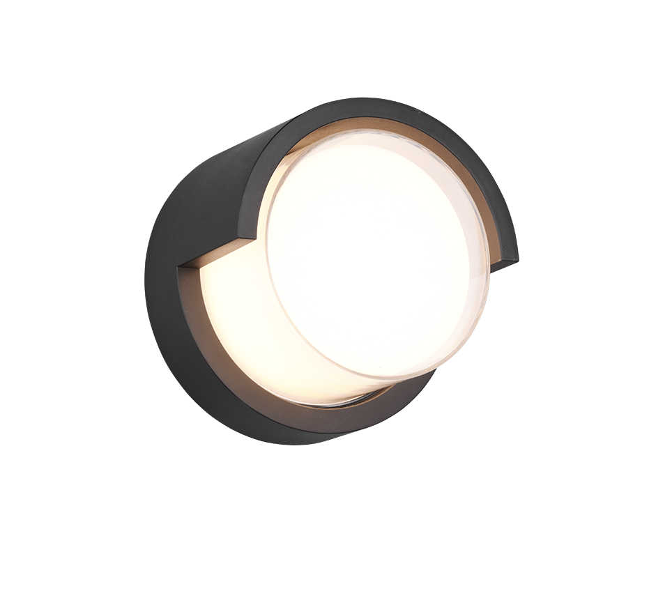 PUNO | Wall lamp | Black mat | Plastic