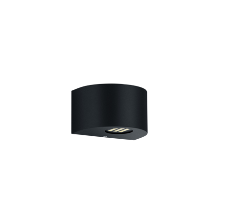 ROSARIO | Wall lamp | Black mat | Plastic