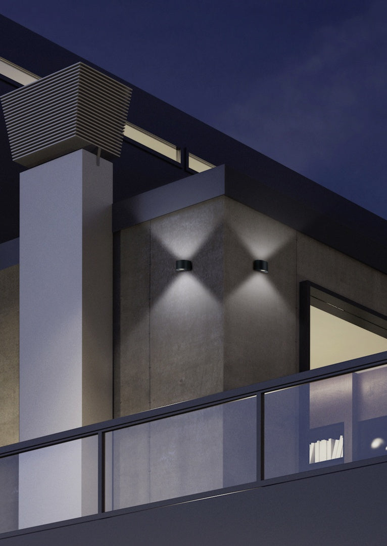 ROSARIO | Wall lamp | Black mat | Plastic