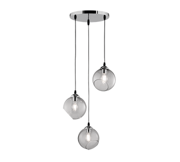 CLOONEY | Pendant | Chrome | Metal