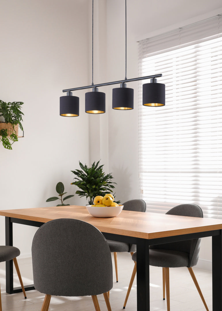 TOMMY | Pendant | Black mat | Metal