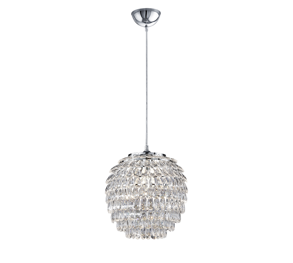 PETTY | Pendant | Chrome | Metal