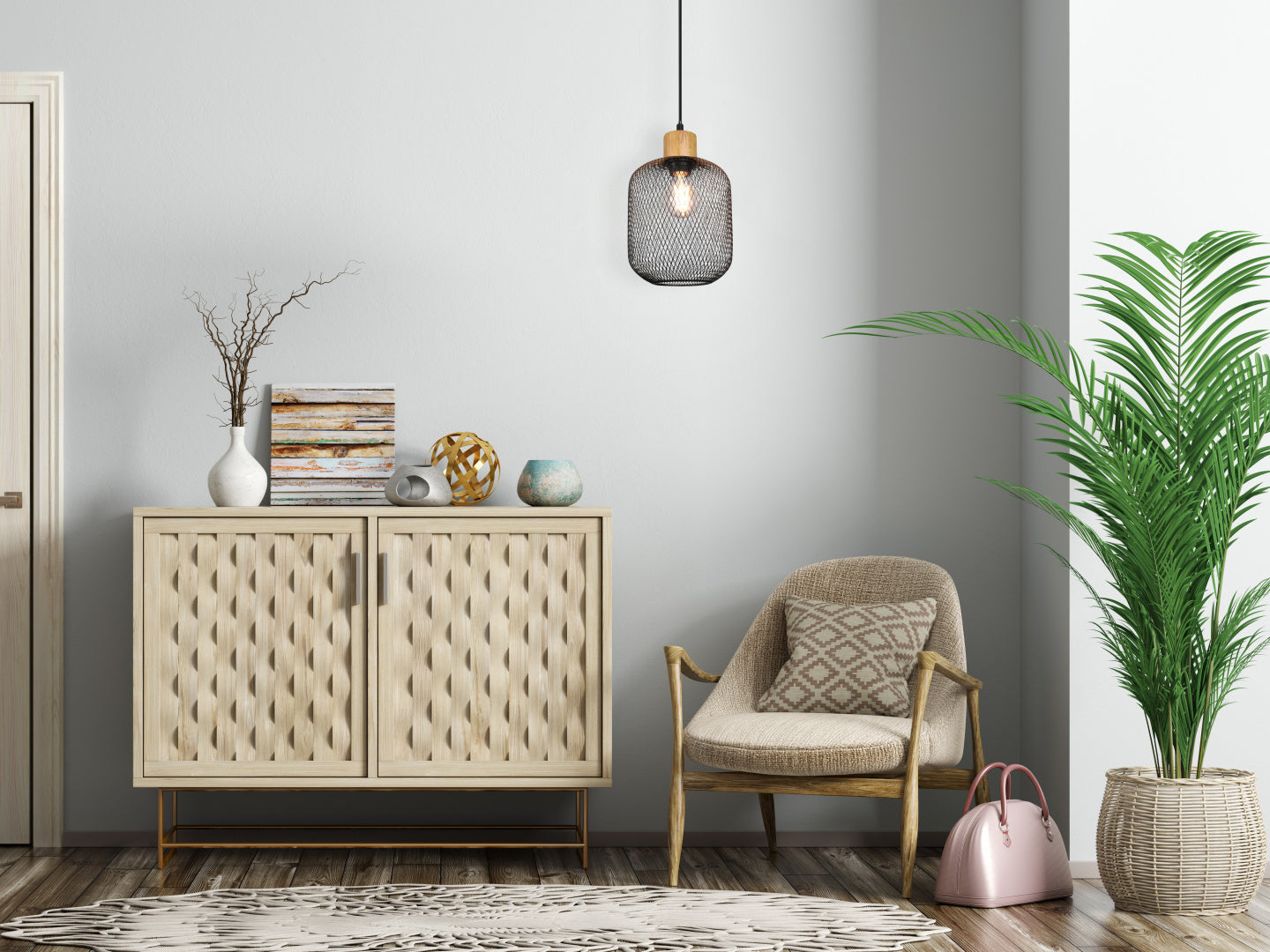 CALIMERO | Pendant | Black mat | Metal