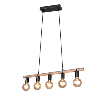 EINAR | Pendant | Black mat | Metal