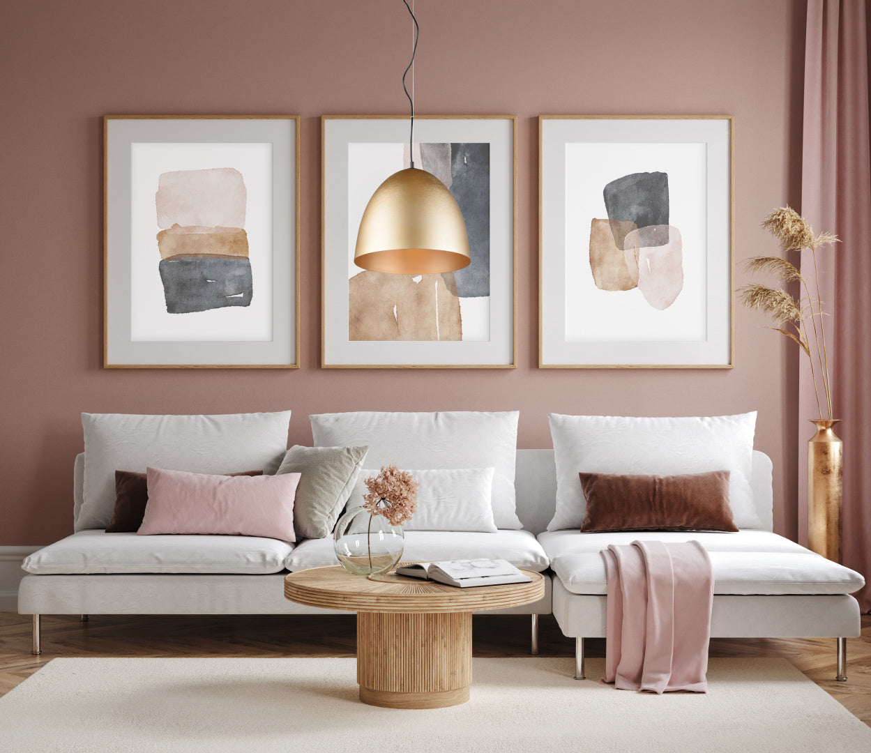 TILDA | Pendant | Brass mat | Aluminium