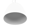 TILDA | Pendant | White mat | Metal