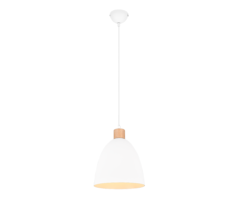 JAGGER | Pendant | White mat | Metal