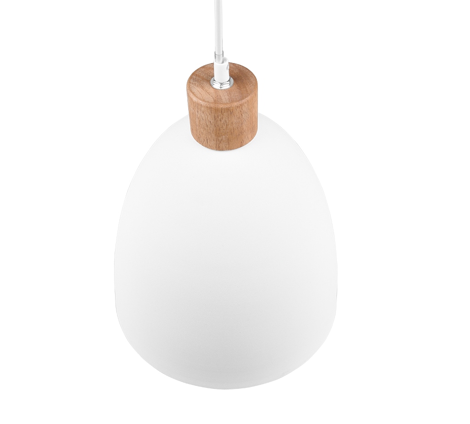 JAGGER | Pendant | White mat | Metal