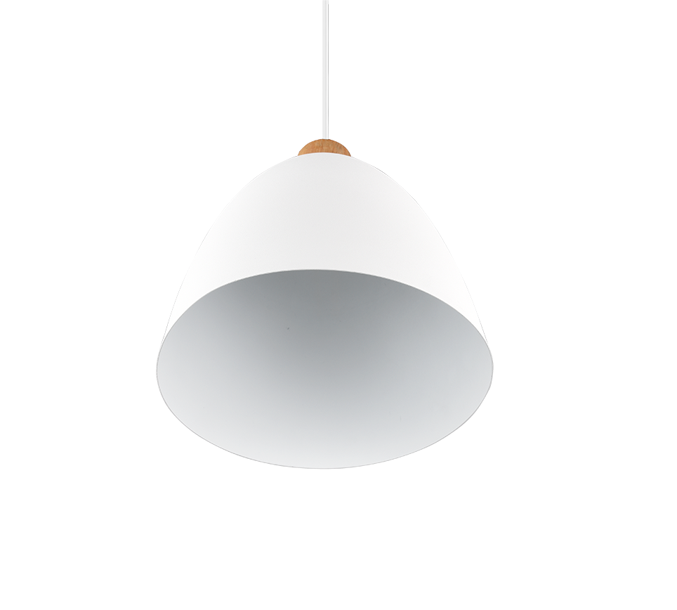 JAGGER | Pendant | White mat | Metal