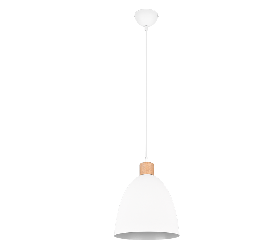 JAGGER | Pendant | White mat | Metal