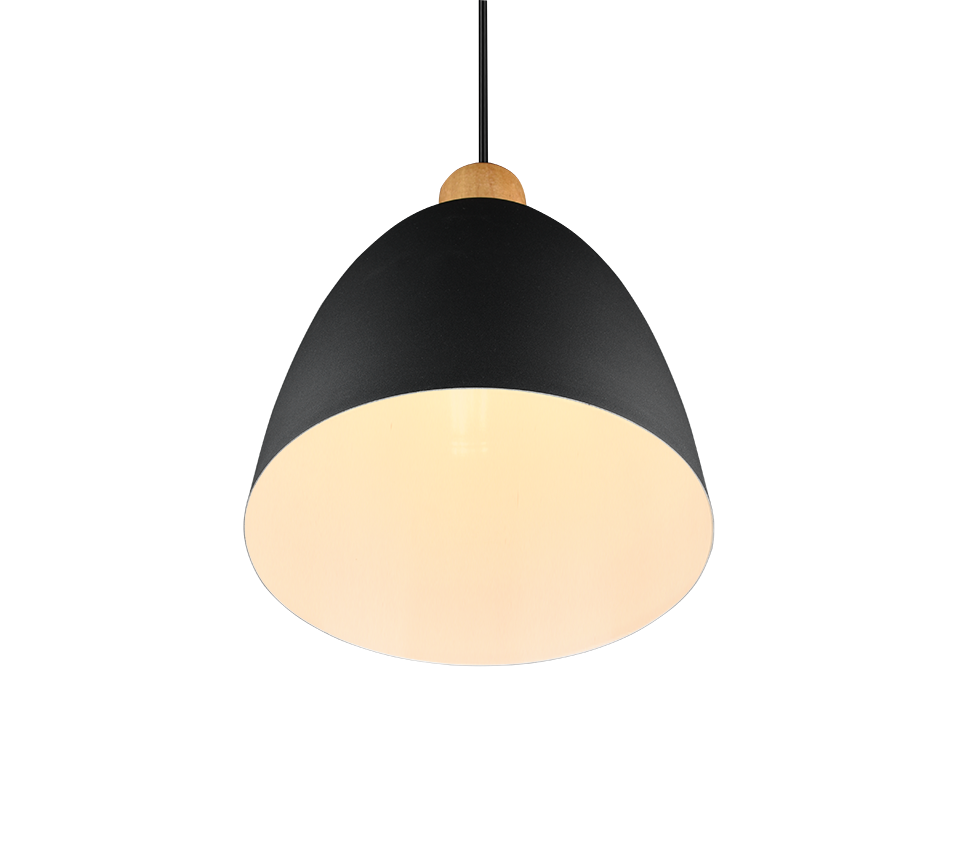 JAGGER | Pendant | Black mat | Metal