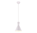 ENZO | Pendant | White mat | Metal