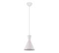 ENZO | Pendant | White mat | Metal