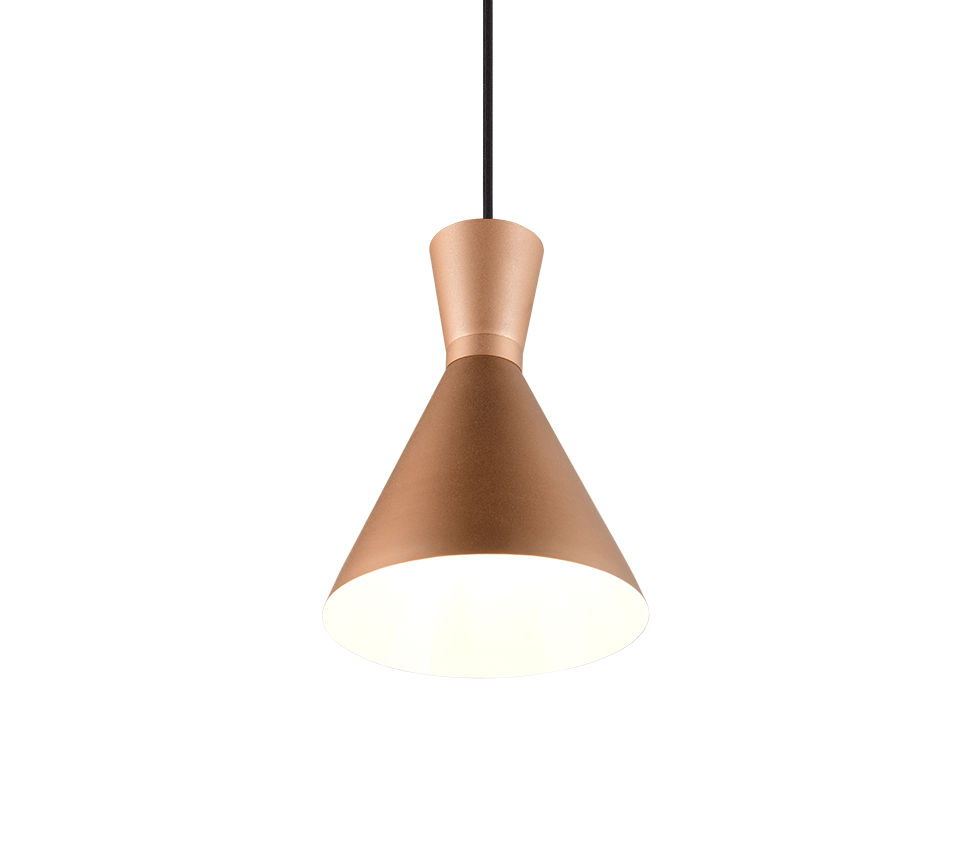 ENZO | Pendant | Coffee | Metal