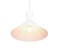 ENZO | Pendant | White mat | Metal