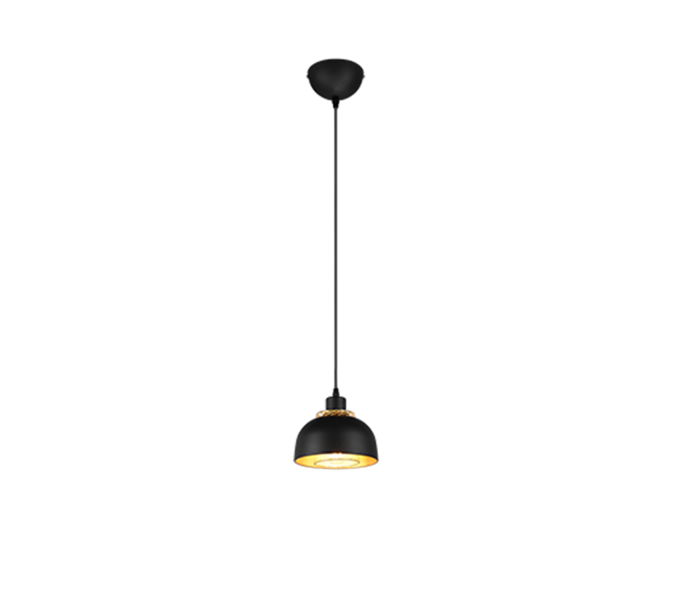 PUNCH | Pendant | Black mat | Metal