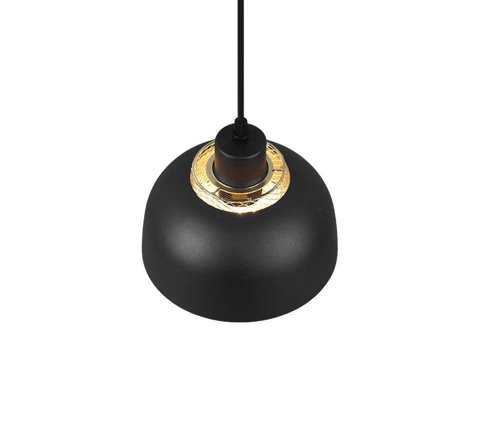 PUNCH | Pendant | Black mat | Metal